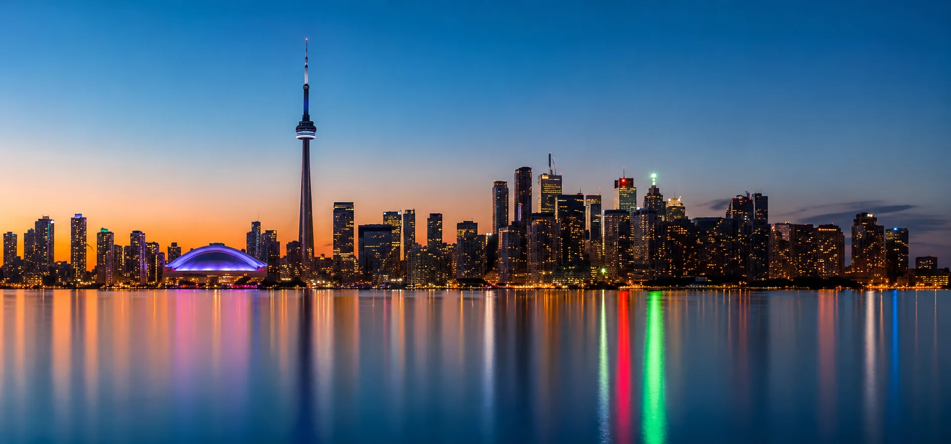 Toronto skyline, host city of ICASSP 2027